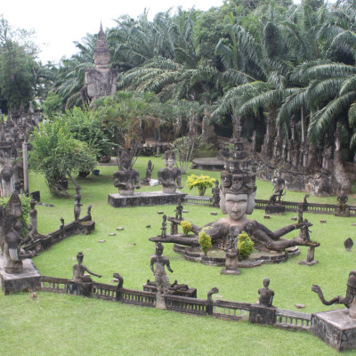 Vientiane city in Laos