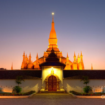 That Luang stupa Vientiane