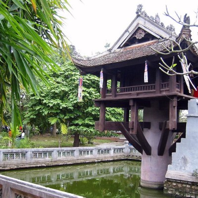 One pillar pagoda in Hanoi